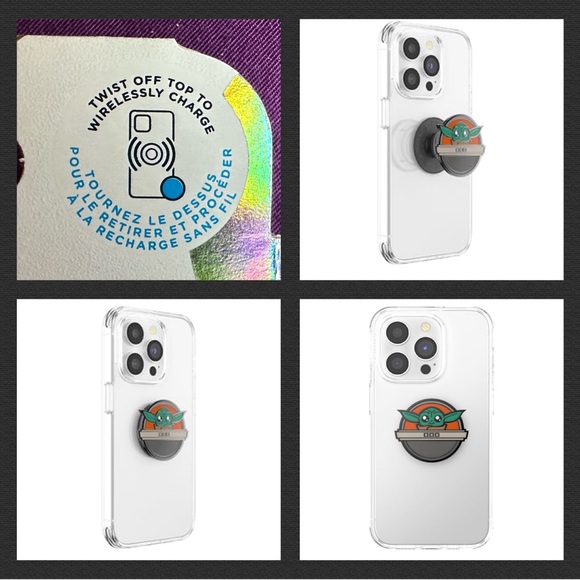 Baby Yoda PopSocket The Child Popgrip Grogu The Mandalorian - Picture 4 of 9